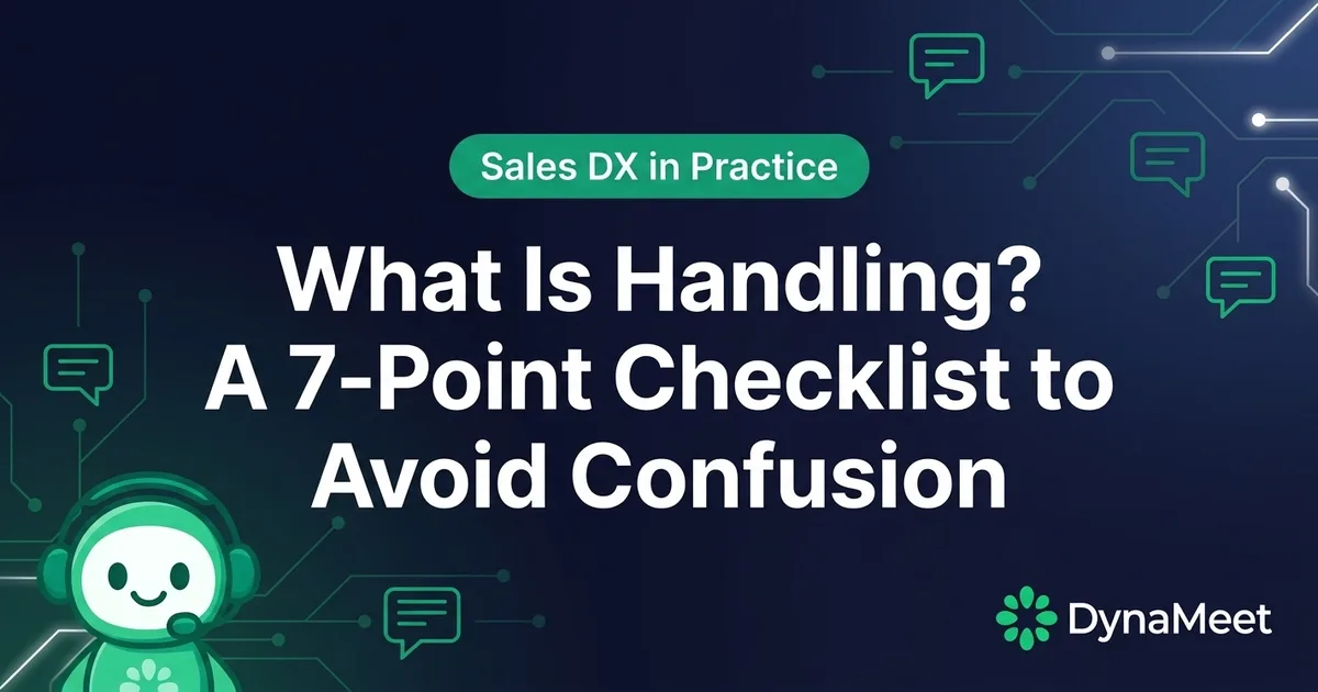What Is Handling? A 7-Point Checklist to Avoid Confusion